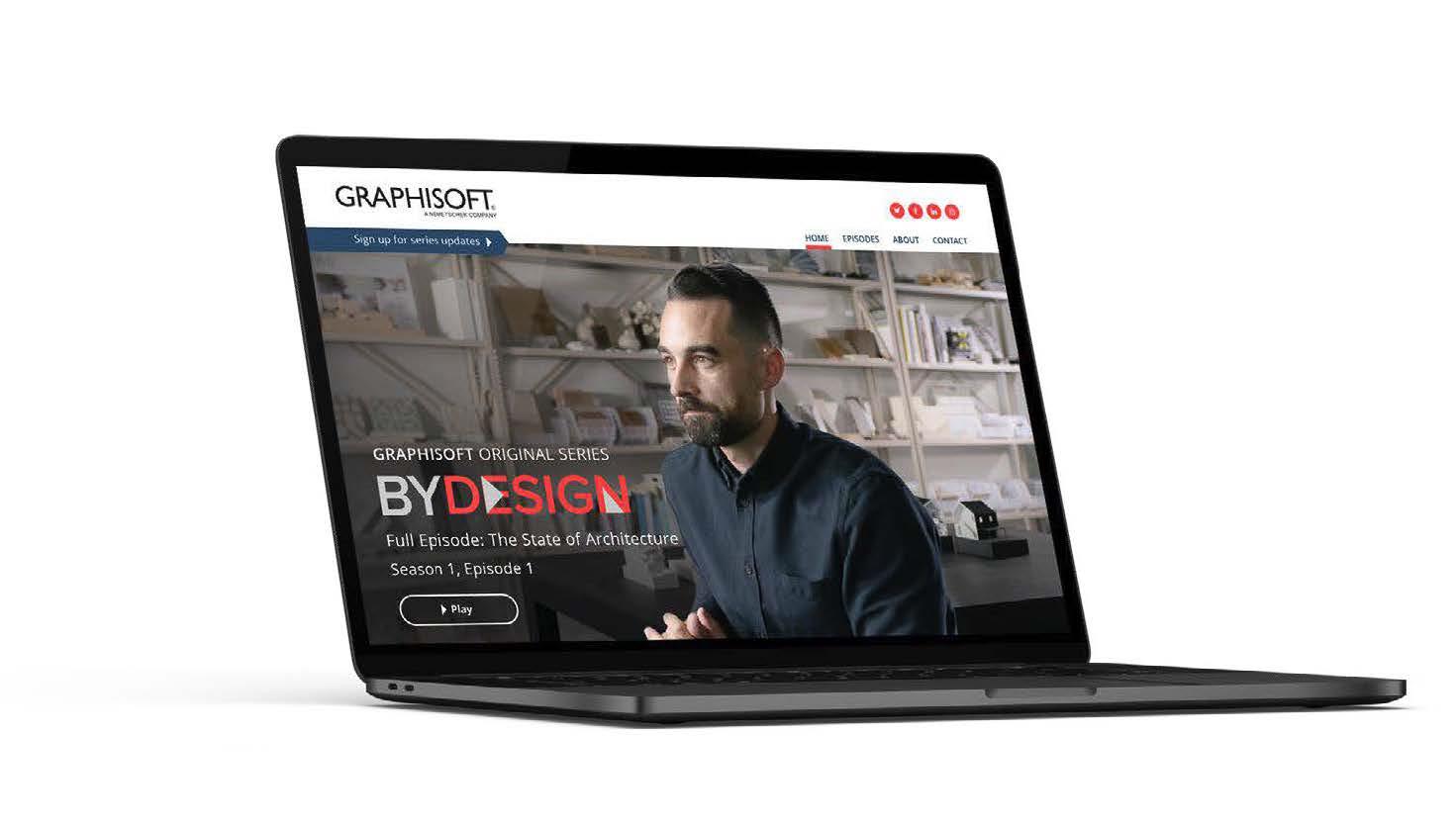 Strategic repositioning and emotionally branded content convert new users to advance architectural software brand.